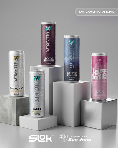 Inovação e Saúde: Slok e Nutravitta Lançam Linha Exclusiva de Bebidas Funcionais Farmacêuticas